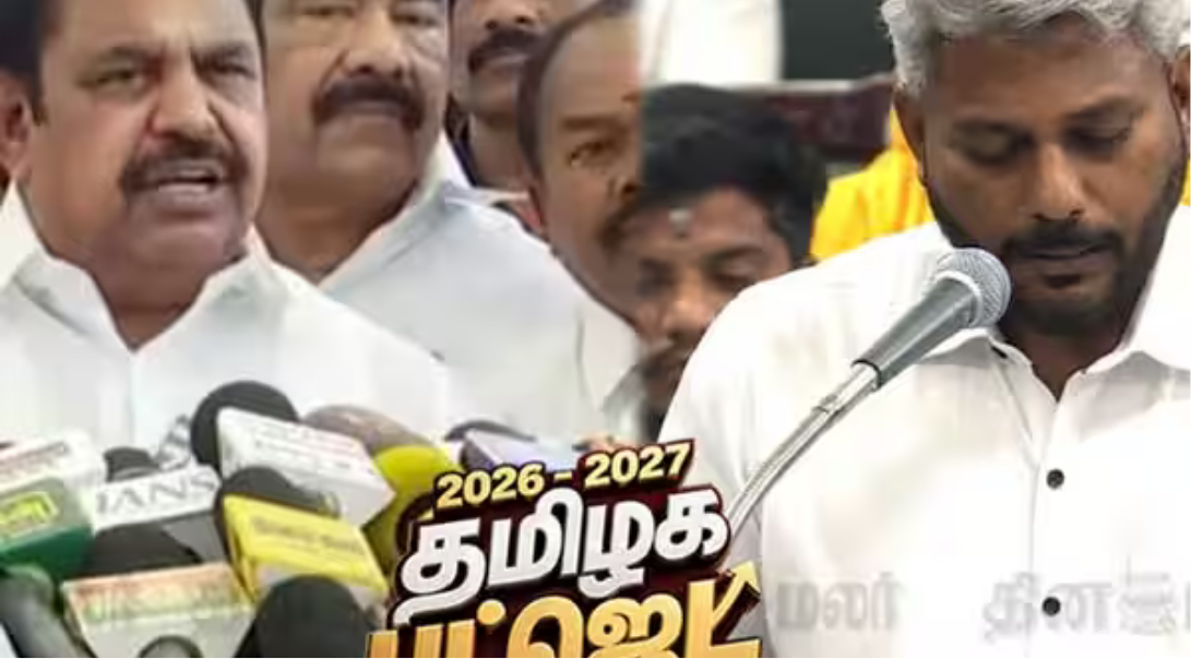 தமிழக பட்ஜெட் குறித்து கருத்து தெரிவித்த அரசியல் கட்சித் தலைவர்கள் தொடர்பான பிரதிநிதித்துவ படம்.