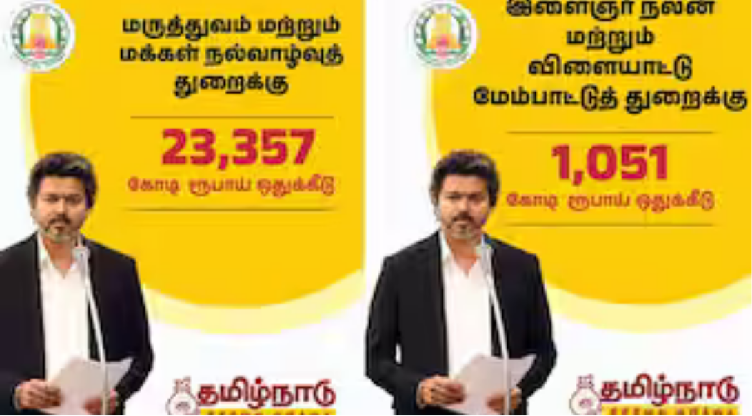 தமிழக சட்டசபையில் 2026–27 பட்ஜெட்டை தாக்கல் செய்யும் நிதியமைச்சர் மரிய வில்சன்.