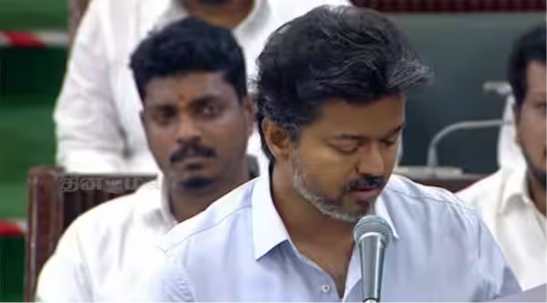 சென்னையில் ரூ.1,200 கோடியில் புதிய தலைமைச் செயலகம் அமைக்கப்படும் என முதல்வர் விஜய் அறிவிப்பு