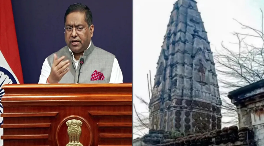 பாகிஸ்தானில் நூற்றாண்டு பழமையான ஹிந்து கோவில் இடிப்பு குறித்து இந்தியா கண்டனம்