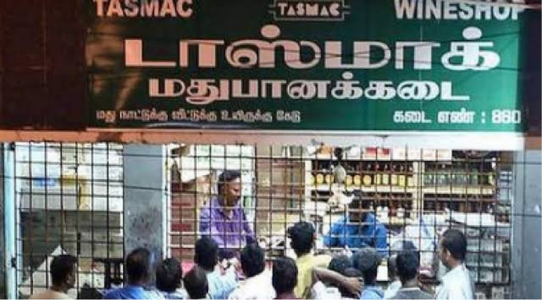 காலி மது பாட்டில் திட்டத்திற்கு எதிர்ப்பு தெரிவித்து டாஸ்மாக் பணியாளர்கள் போராட்டம்