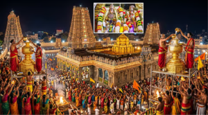 மதுரை மீனாட்சி அம்மன் கோவிலில் நடைபெற்ற மகா கும்பாபிஷேகம்
