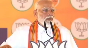 சேவா யாத்திரீகர்களுடன் காணொலி வாயிலாக பிரதமர் மோடி கலந்துரையாடும் காட்சி