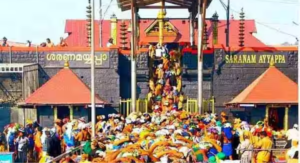 சபரிமலை அய்யப்பன் கோவில் தங்கக் கிரீடம்