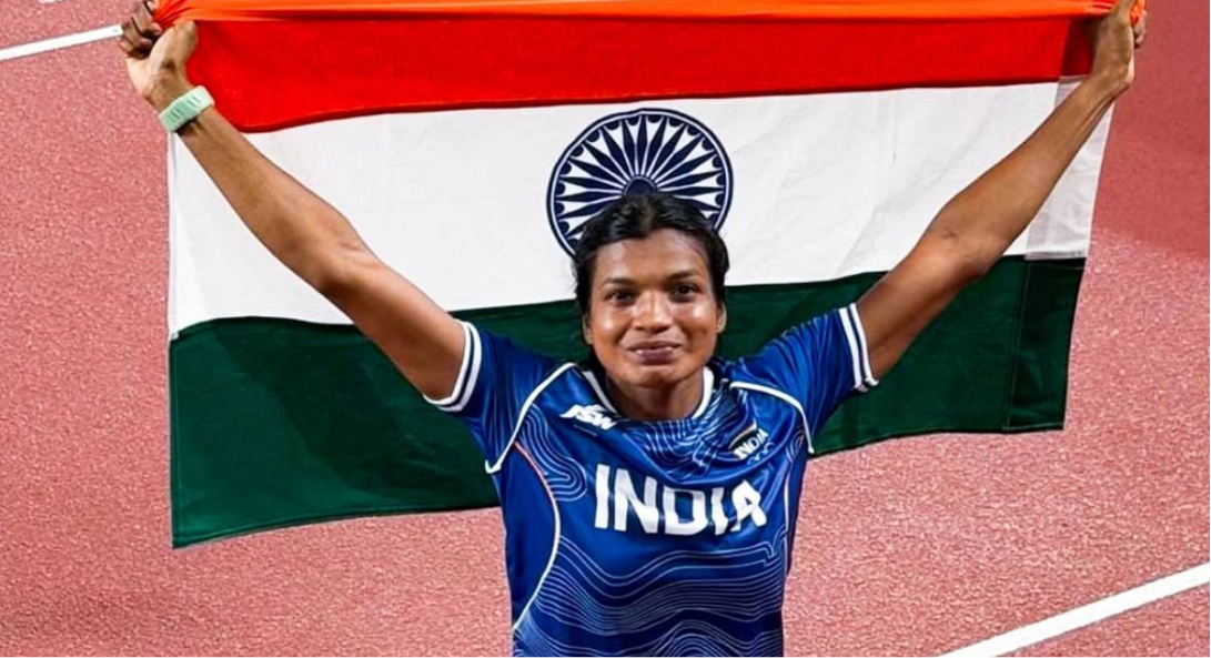 ஆசிய விளையாட்டு போல் வால்ட் போட்டியில் வெண்கலப் பதக்கம் வென்ற தமிழக வீராங்கனை பரனிகா இளங்கோவன்