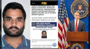 FBI டாப் 10 தேடப்படும் குற்றவாளிகள் பட்டியலில் இடம்பெற்ற கோல்டி பிரார்