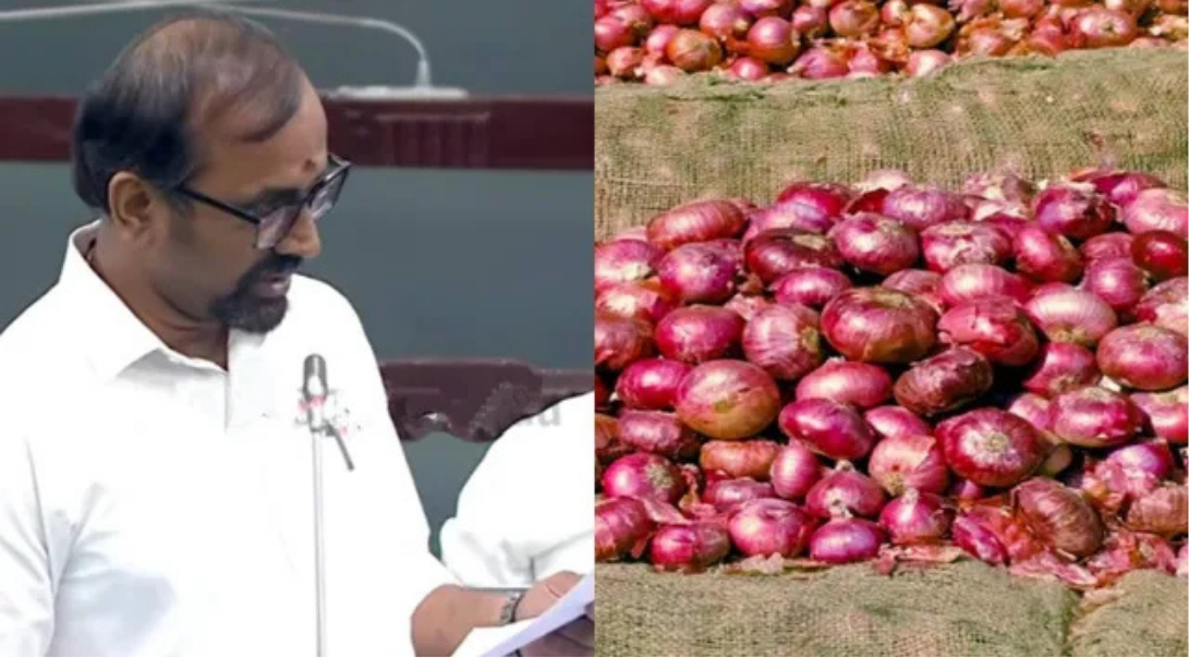 ரேஷன் கடைகளில் ரூ.35க்கு வெங்காயம் விற்பனை செய்யப்படும் என சட்டசபையில் அமைச்சர் வெங்கடரமணன் அறிவிக்கும் செய்தி
