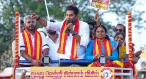 மதுராந்தகம் இடைத்தேர்தல் பிரசாரத்தில் பேசிய அமைச்சர் ஆதவ் அர்ஜுனா