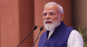 இந்தியா மொபைல் காங்கிரஸ் மாநாட்டில் தொழில்நுட்ப வளர்ச்சி குறித்து உரையாற்றும் பிரதமர் மோடி