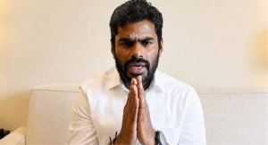 மன்னார்குடி அருகே ‘வீ த லீடர்ஸ்’ அமைப்பின் உள்ளாட்சித் தேர்தல் போட்டி குறித்து பேசிய அண்ணாமலை.