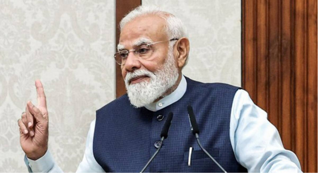 புளூம்பெர்க் உலக பொருளாதார மாநாட்டில் இந்தியாவின் வளர்ச்சி, தொழில்நுட்ப முன்னேற்றம் மற்றும் உலகளாவிய நன்மைகள் குறித்து உரையாற்றும் பிரதமர் நரேந்திர மோடி.