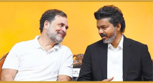 தமிழக வெற்றிக் கழகத் தலைவர் விஜய், காங்கிரஸ் மற்றும் தேர்தல் நடைமுறைகள் தொடர்பாக முன்வைக்கப்பட்ட அரசியல் விமர்சனங்கள் குறித்த செய்தி.
