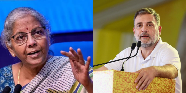 டாடா குழும விவகாரம் தொடர்பாக ராகுல் காந்தியின் விமர்சனத்துக்குப் பதிலளித்த மத்திய நிதியமைச்சர் நிர்மலா சீதாராமன்.