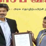 மாற்றுத்திறனாளி தினேஷுக்கு உதவியாளர் பணிக்கான நியமன ஆணையை வழங்கிய தமிழக முதல்வர் விஜய்.