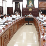 தமிழக அமைச்சரவைக் கூட்ட முடிவுகள் குறித்து செய்தியாளர்களிடம் பேசிய அமைச்சர் நிர்மல்குமார்.