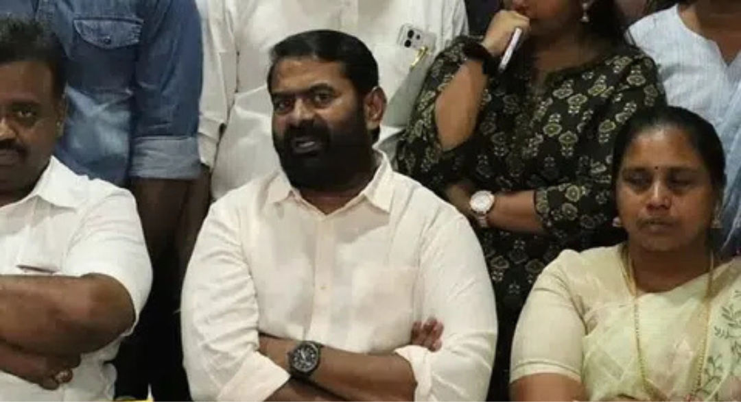 அம்பாசமுத்திரம் இடைத்தேர்தலில் போட்டியிடுவது மற்றும் திமுக, அதிமுக ஆதரவை ஏற்றுக்கொள்வது குறித்து சீமான் செய்தியாளர்களிடம் பேசிய செய்தி.